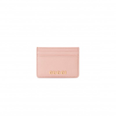 GUCCI CARD CASE WITH GUCCI SCRIPT 773428 (10*7cm)